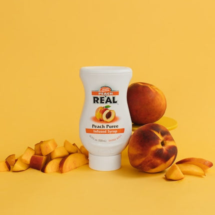 Real Peach Flavors Puree Infused Syrup 16.9 fl. oz.