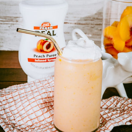 Real Peach Flavors Puree Infused Syrup 16.9 fl. oz.