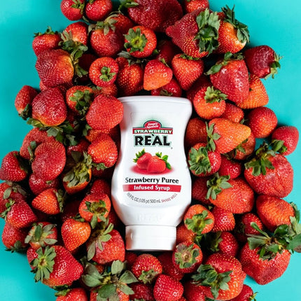 Real Strawberry Flavors Puree Infused Syrup 16.9 fl. oz.