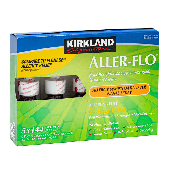 Kirkland Signature Aller-Flo 50 mcg Allergy Spray, 720 Metered Sprays
