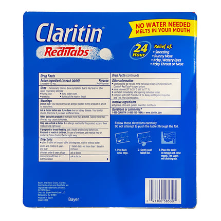 Claritin 24 Hour Allergy RediTabs 70 Tablets