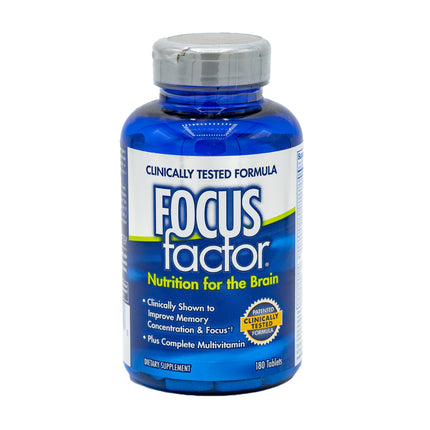 FOCUSfactor Nutrition for the Brain Dietary Supplement, 180 Tablets