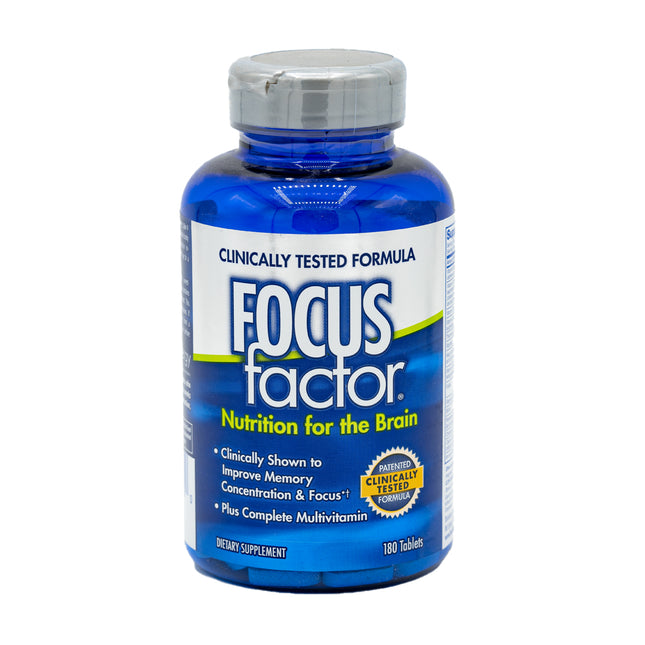 FOCUSfactor Nutrition for the Brain Dietary Supplement, 180 Tablets
