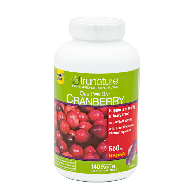 Trunature Pacran Cranberry 650 mg., 140 Vegetarian Capsules