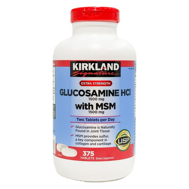 Kirkland Signature Glucosamine with MSM, 375 Tablets