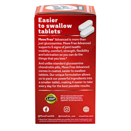 Schiff Move Free Advanced Joint Supplement. 200 Tablets