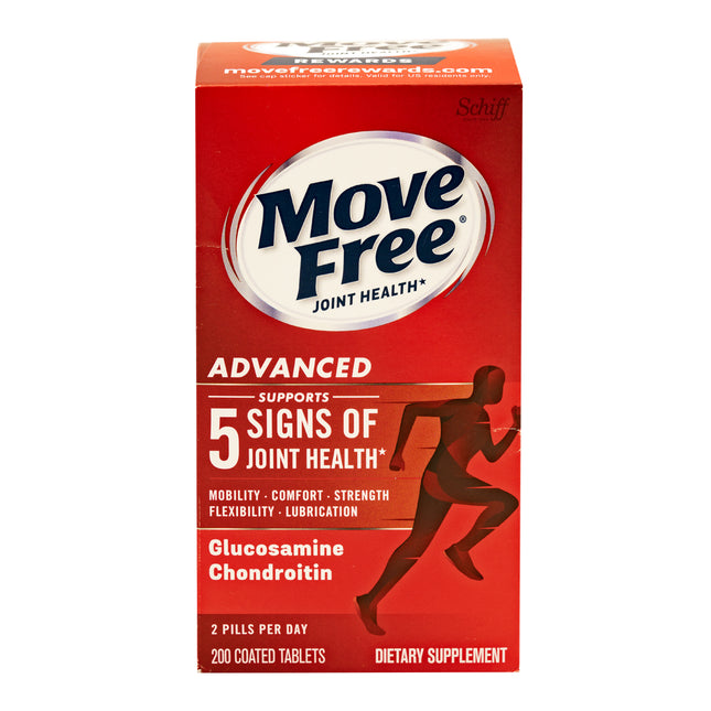 Schiff Move Free Advanced Joint Supplement. 200 Tablets