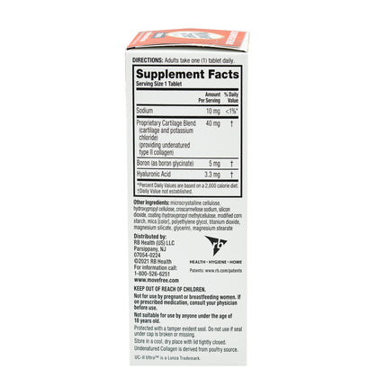Schiff Move Free Ultra Tripe Action Joint Supplement, 75 Tablets
