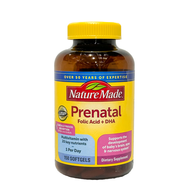Nature Made Prenatal Multi + DHA, 150 Softgels