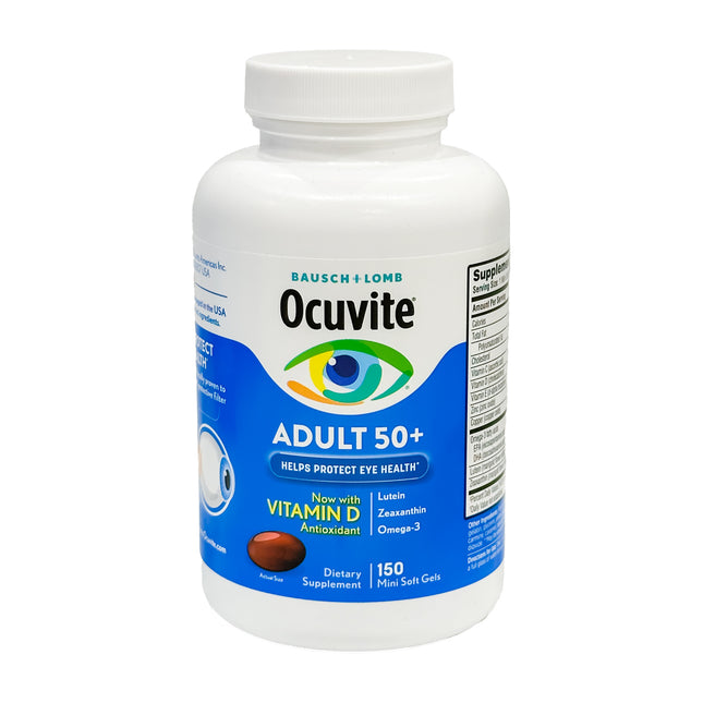 Ocuvite Adult 50+, 150 Soft Gels