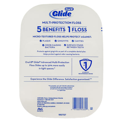 Oral-B Glide Advanced Multi-Protection Floss, Pack of 1 - BunnyPack