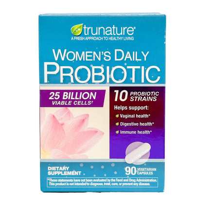 Trunature Women's Daily Probiotic, 90 Vegetarian Capsules