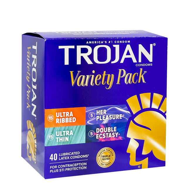 TROJAN Variety Pack, 40 Condoms