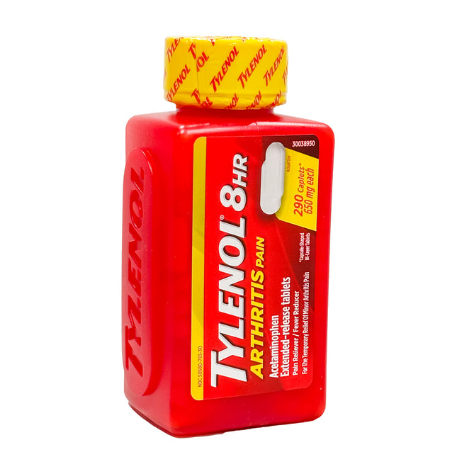 Tylenol 8 Hour Acetaminophen 650 mg Arthritis & Joint Pain, 290 Caplets