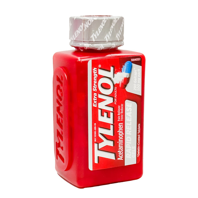Tylenol Extra Strength Acetaminophen 500 mg, 290 Rapid Release Gelcaps