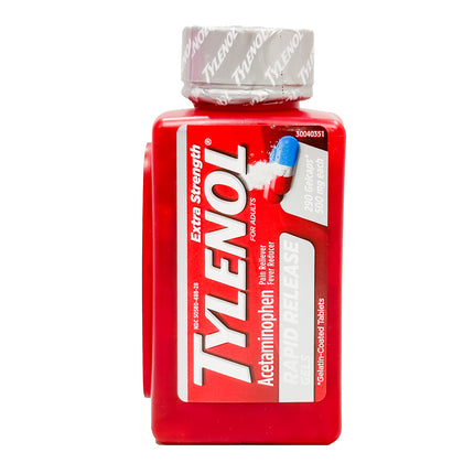 Tylenol Extra Strength Acetaminophen 500 mg, 290 Rapid Release Gelcaps