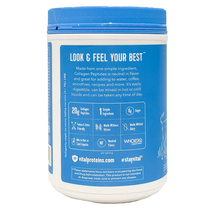 Vital Proteins Collagen Peptides Unflavored 24oz