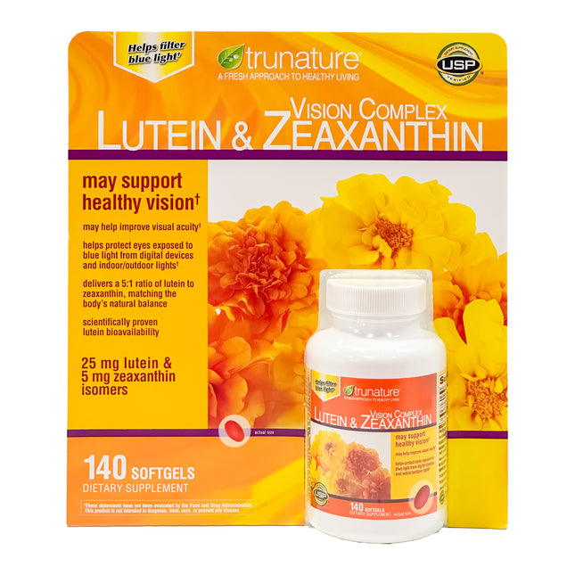Trunature Vision Complex Lutein & Zeaxanthin, 140 Softgels