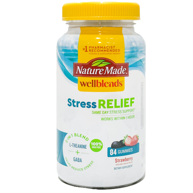 Nature Made Wellblends Stress Relief, 84 Gummies