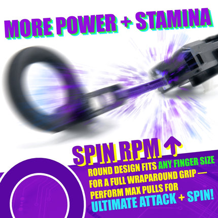 BEYDONUT™ VT-01 Pull Ring Grip for Beyblade X T-Handle BBX Vertical Grip