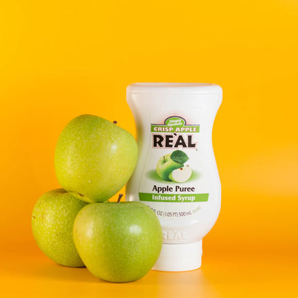 Real Crisp Apple Flavors Puree Infused Syrup 16.9 fl. oz.