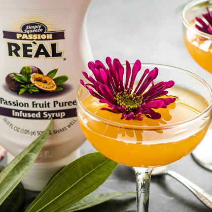 Real Passion Fruit Flavors Puree Infused Syrup 16.9 fl. oz.