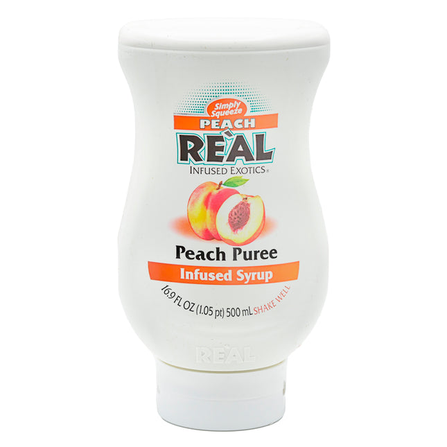 Real Peach Flavors Puree Infused Syrup 16.9 fl. oz.