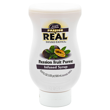 Real Passion Fruit Flavors Puree Infused Syrup 16.9 fl. oz.