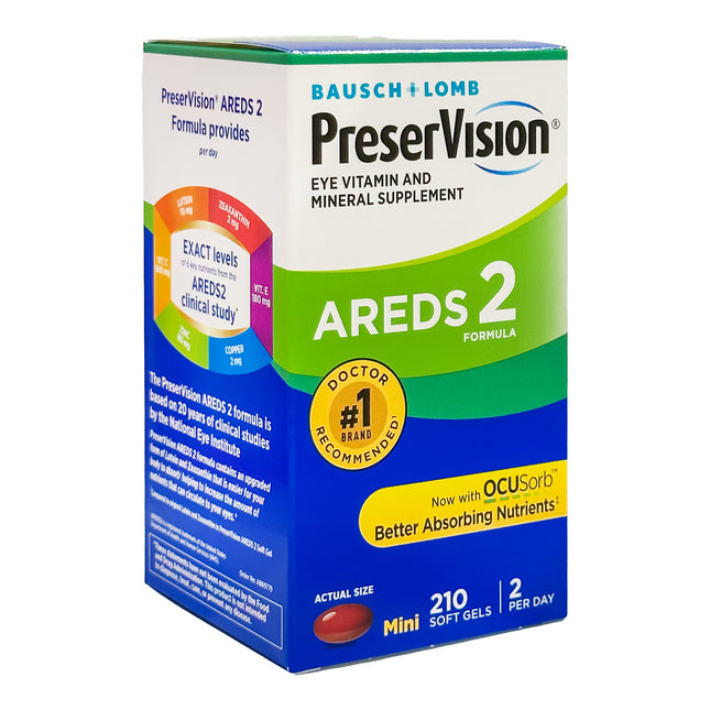 PreserVision AREDS 2 Formula, 210 Soft Gels