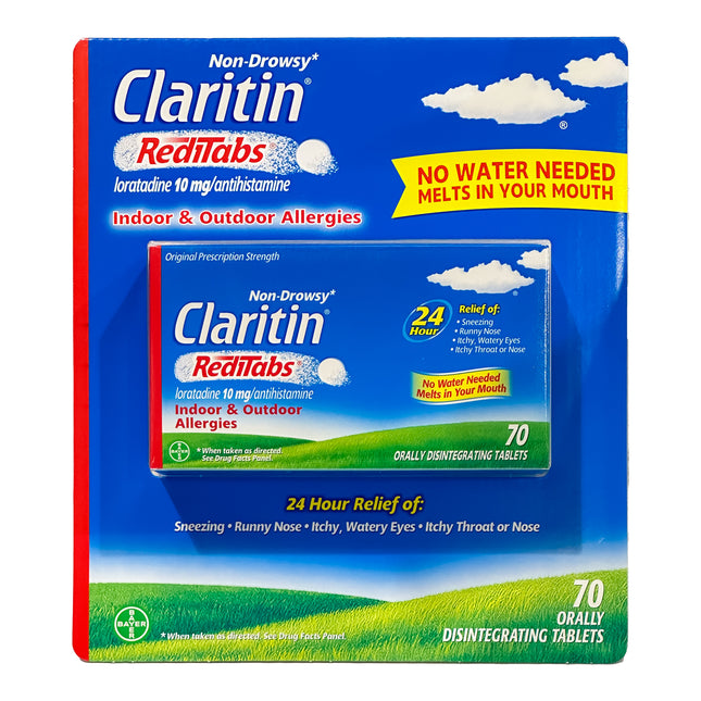 Claritin 24 Hour Allergy RediTabs 70 Tablets