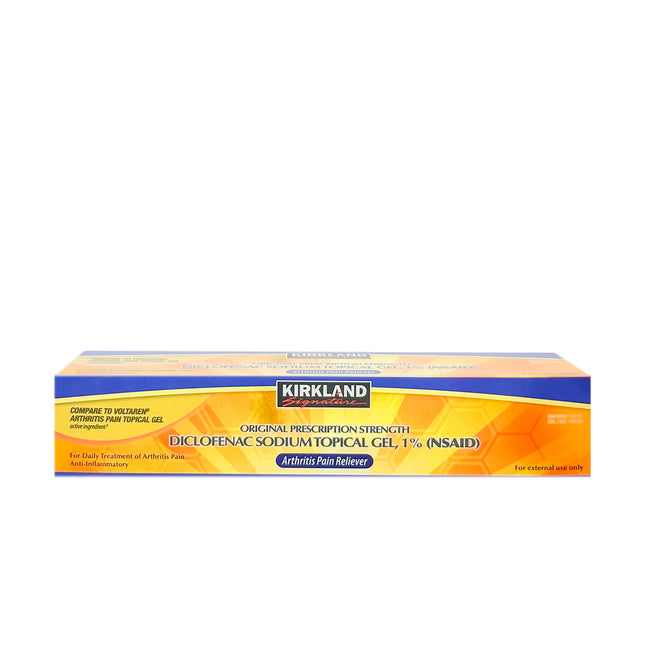 Kirkland Signature Diclofenac Sodium Topical Gel 1%, 5.29 Ounces each (Pack of 1) 1 Tube- BunnyPack