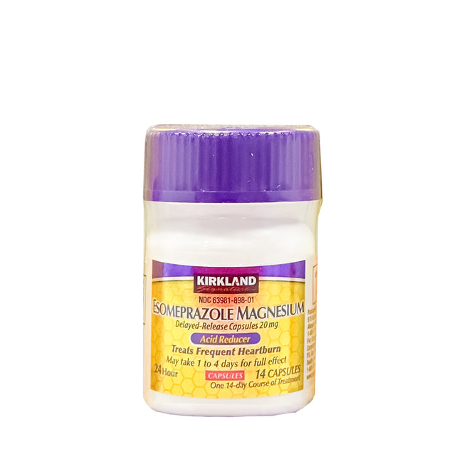 Products Kirkland Signature Esomeprazole 20 mg., 14 Capsules each (pack of 1) - BunnyPack