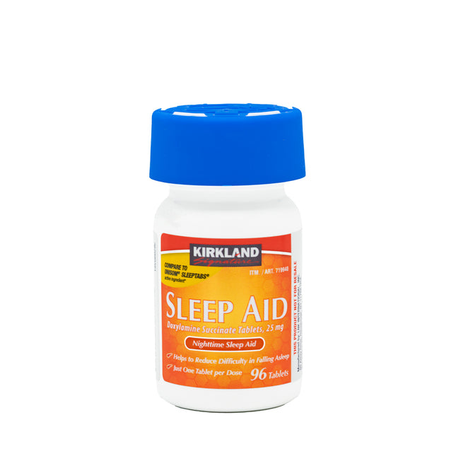 Kirkland Signature Nighttime Sleep Aid, 96 Tablets - BunnyPack