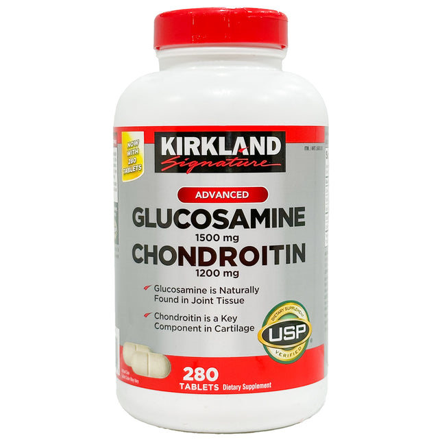 Kirkland Signature Glucosamine & Chondroitin, 280 Tablets