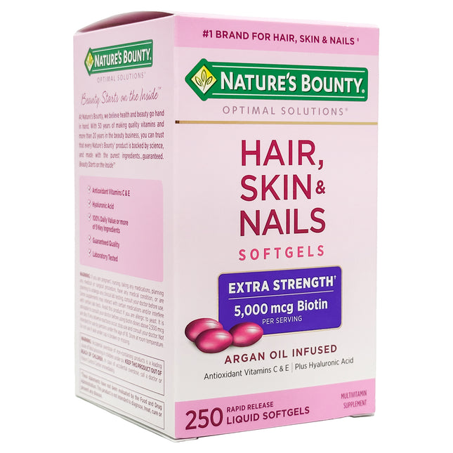 Nature's Bounty Hair, Skin and Nails, 250 Softgels