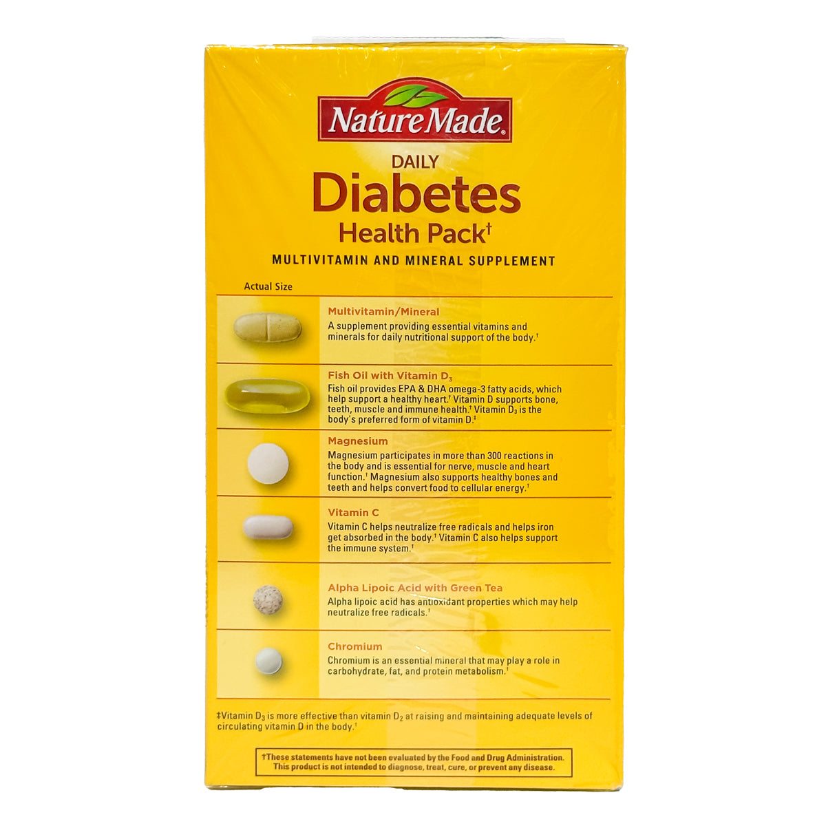 Nature Made Diabetes Health Pack, 60 Packets – BunnyDepot
