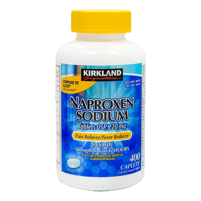 Kirkland Signature Naproxen Sodium, 220 mg, 400 Caplets