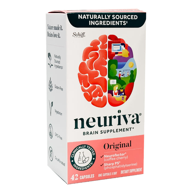 Neuriva Brain Supplement Original, 42 Capsules
